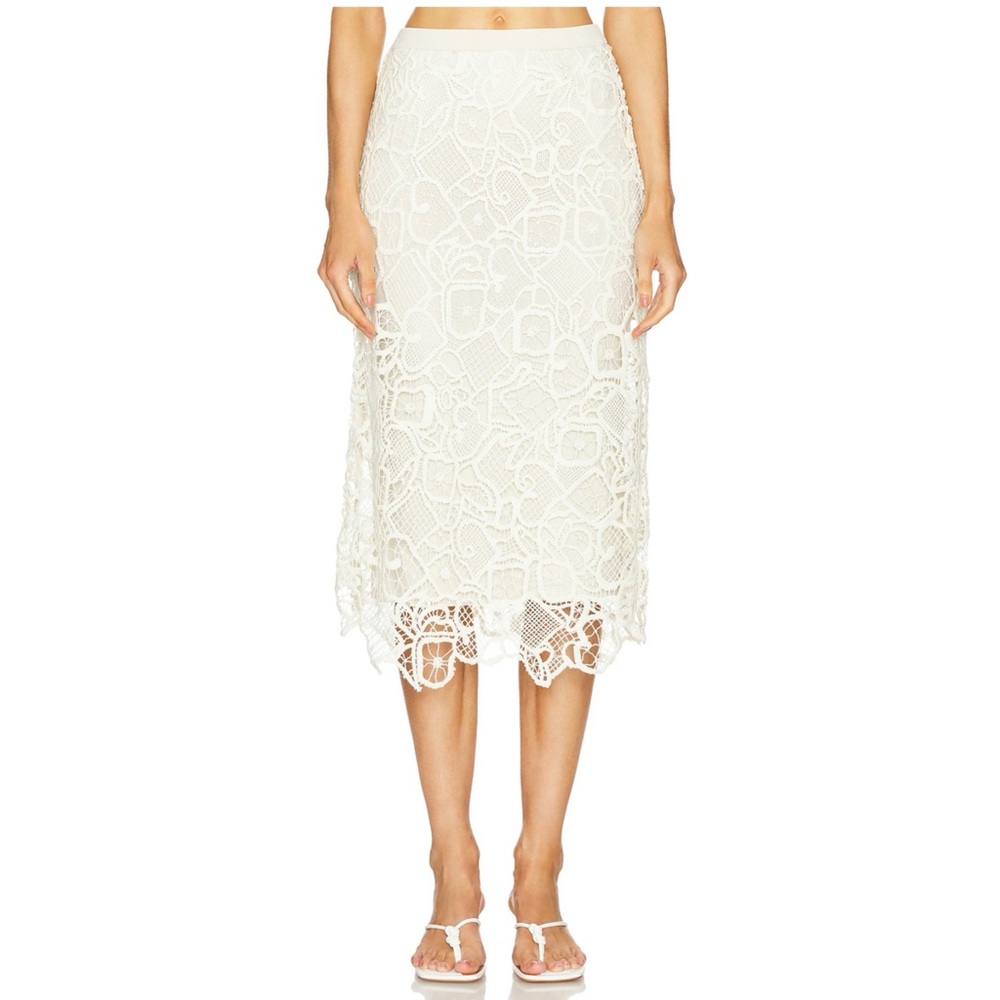 A.L.C.  Lace Skirt in Warm White NEW